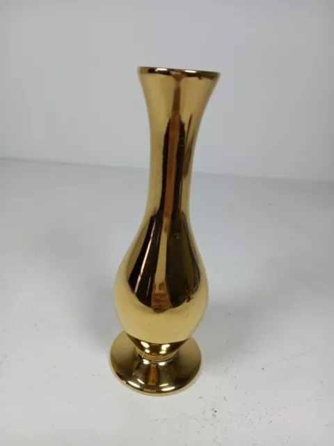 Royal Winton Grimwades England Small Golden Vase Marked E