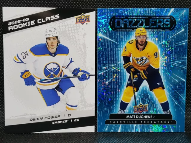 2022-23 Upper Deck Series 1 Hockey Base and Parallel Inserts. You Pick! 6