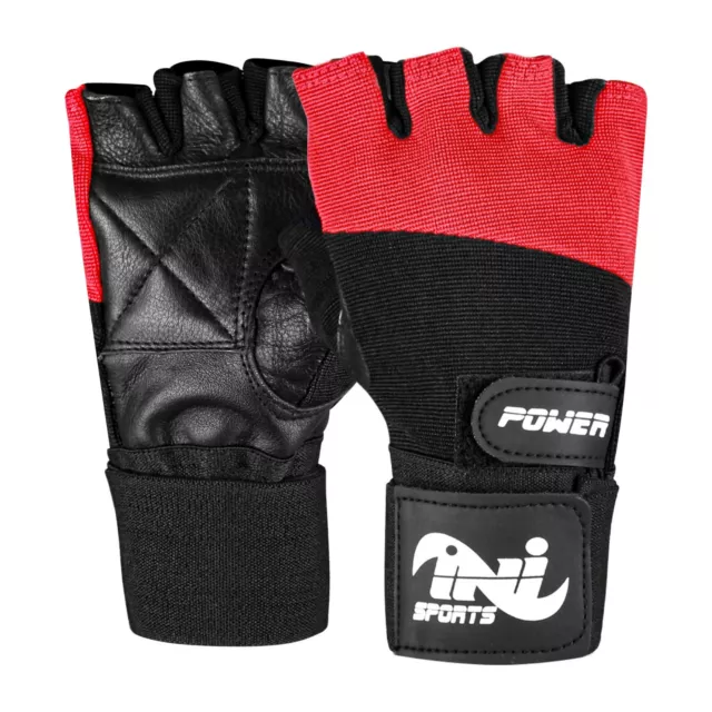 Gym Workout Best Weight Lifting Body Building Training Fitness Gloves with Strap