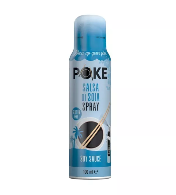 SALSA di SOIA Spray POKÉ Leggera meno 90% di calorie OFFERTA 100 ml sushi vegan