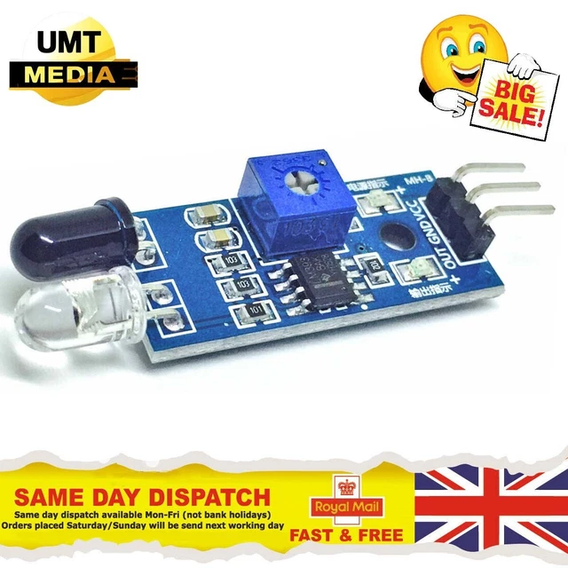 Ir Photoelectric Arduino OBSTACLE AVOIDANCE IR Sensor Infrared Photoelectric Module Arduino ...