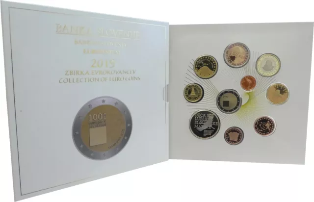 8,88 Euro Slowenien KMS Kursmünzensatz Kursmünzsatz PP 2019 2