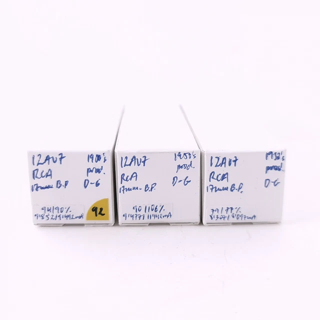 70 X PCL82 EDISWAN TUBE. BRITISH 1960s BRIMAR PROD. PLAQUES NOIRES NOS