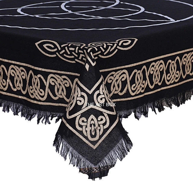 Tranding Pentacle Moon Altar Cloth Alter Cloth Witch Altar Tarot Cloth Rune Clot