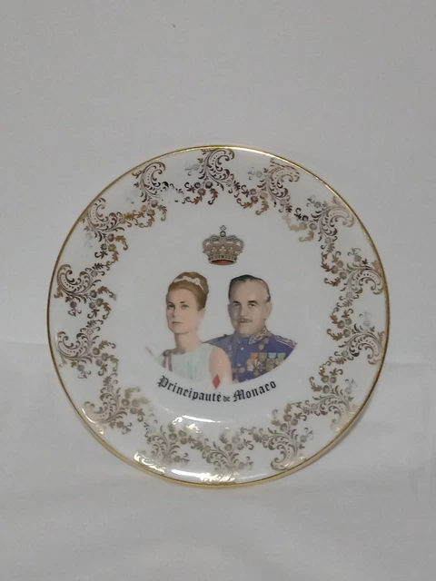 ANCIENNE ASSIETTE DE collection GRACE DE MONACO ROSE PLATE par Katherine Austen. EUR 4,90