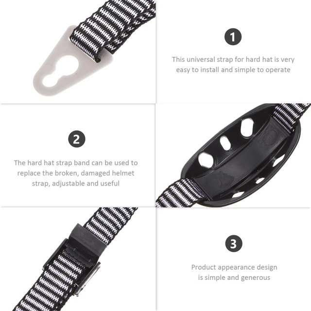 2 PCS SAFETY Hat Chin Belt Helmet Strap Hard Accessories Man £7.29
