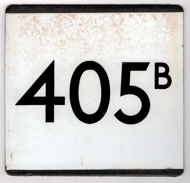 London Transport Country Area Route 405B Bus Stop 'e' Plate