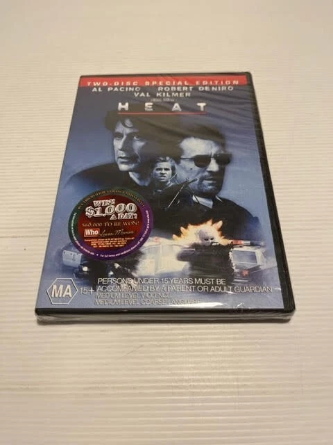 Heat DVD (2 Disc Special Edition) *Sealed* Region 4 (Robert De Niro, Al Pacino)