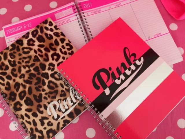 Victoria's Secret PINK Student Planner Note Book Agenda Calendar 2016 - 2017