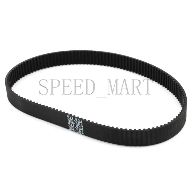 384-3M HTD Timing Belt 128 Teeth Cogged Rubber Geared Closed Loop 12mm Wide