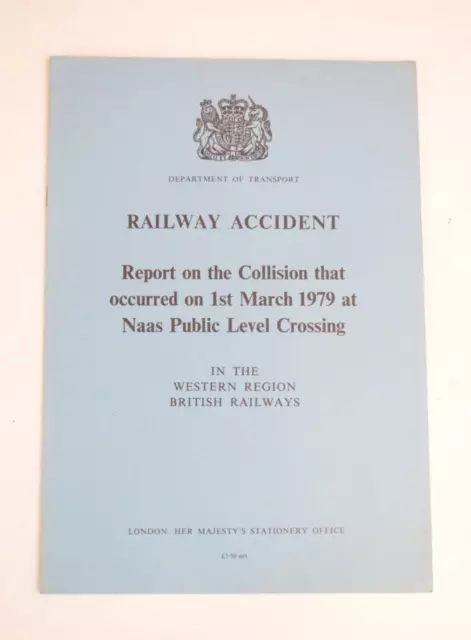 Railway Accident Report BR Western Collision at Naas Level Crossing 1980