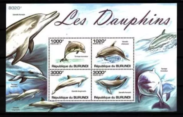 Burundi 2011 dauphins bloc n° 152 neuf ** 1er choix