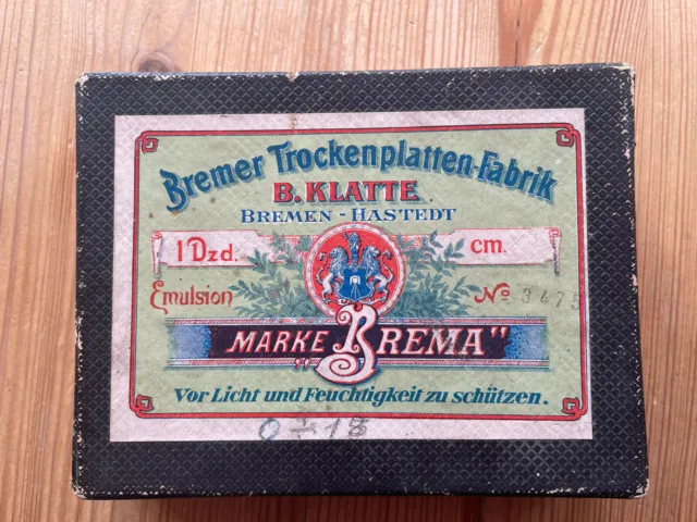 Bremer Trockenplatten Fabrik  Marke Rema in Originalverpackung 11 Stück,