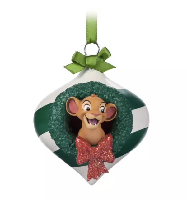 Disney Parks Il Re Leone Simba Gocce Schizzi Natale Ornamento Nuovo W Etichetta