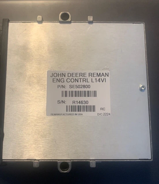 John Deere Reman Eng Contrl L14Vi Pn Se502800