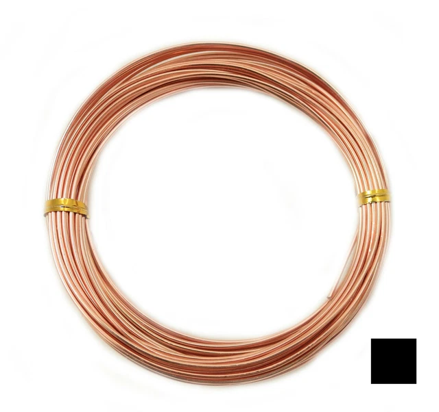 Fil De Cuivre Pur Semi-circulaire (souple Mort), Fil De Cuivre Utilisé Pour La Fabrication De Bijoux (100 G, 0,72 Mm X 0,36 Mm