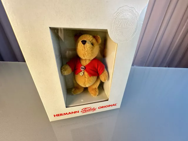 Hermann - Winnie the Pooh - Teddy Bear 12,5cm. Nichtraucherhaushalt. Top