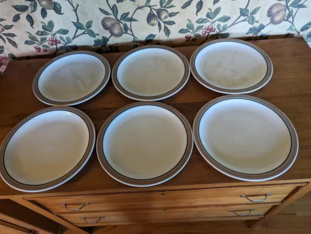 6-Vintage Syracuse China Sudan Dinner Plates  9-1/2" Restaurant Ware