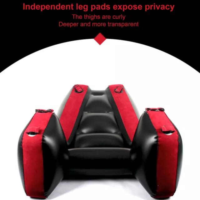 Adult Sex Furniture Chair Open Leg Bondage Inflatable Sofa Bed With Cuff Kit-AU 3