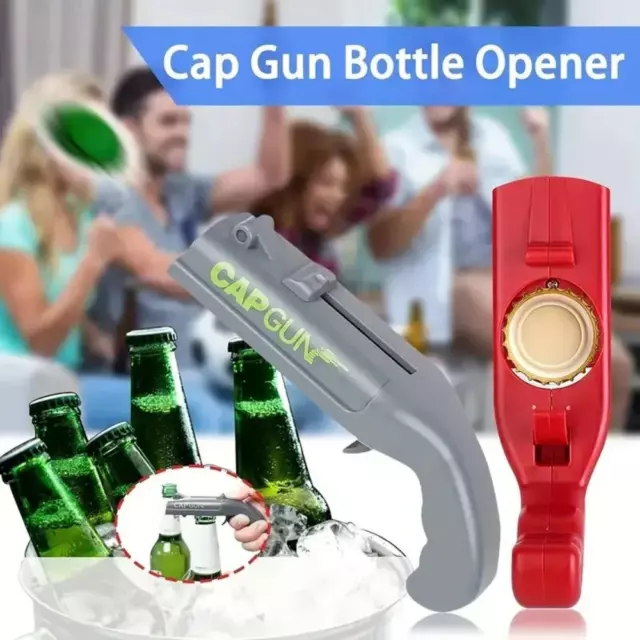 Décapsuleur Cap Gun Ouvre-Bouteilles Soda Bière Catapulte Spring Cap Catapult