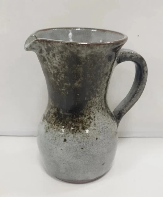 Pot lait pichet gres Thierry chantal ROBERT pyrite Ceramique Puisaye la borne