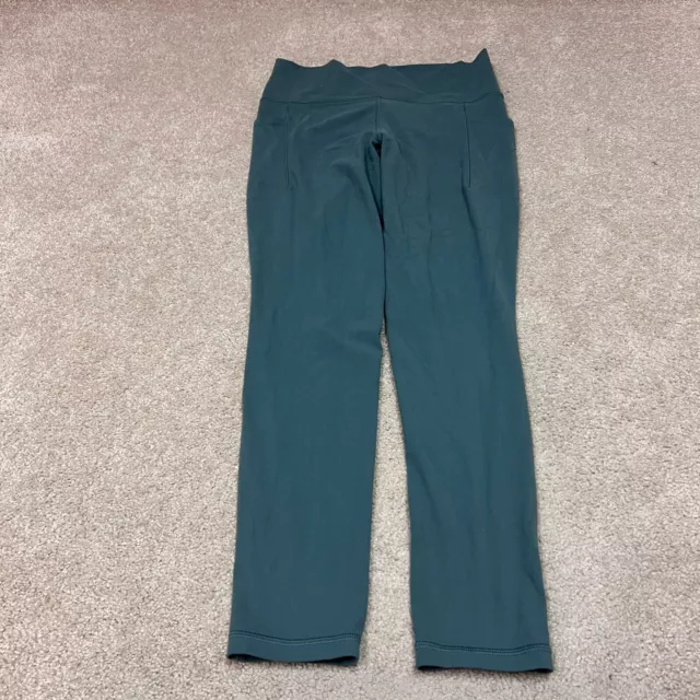 Athleta Legging Salutation Stash Pocket Green Women's Size Medium