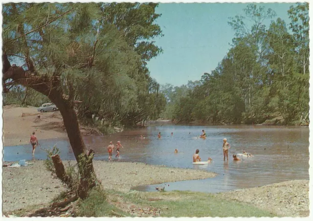 Queensland Australia, Vintage Postcard, Colledge's Crossing near Ipswich