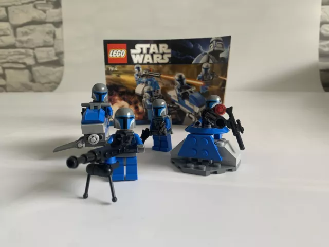 LEGO STAR WARS 7914 Mandalorian Battle Pack Complete Instruction