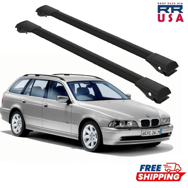 Barres De Toit Transversales Pour BMW Série 5 E34 Touring 1991-1996 - Neuf Aluminium
