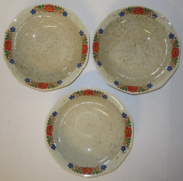 Winterling Marktleuthen Bavaria 8 1/4" Large Soup Cereal Pasta Serving Bowls 3pc
