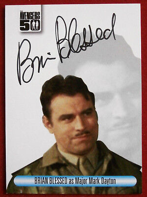 THE AVENGERS 50th - Brian Blessed - Autograph Card - Unstoppable 2012 AVBB