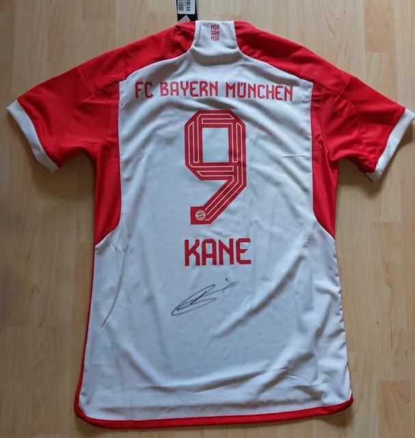 Harry Kane FC Bayern München Adidas Trikot 23/24 Handsigniert