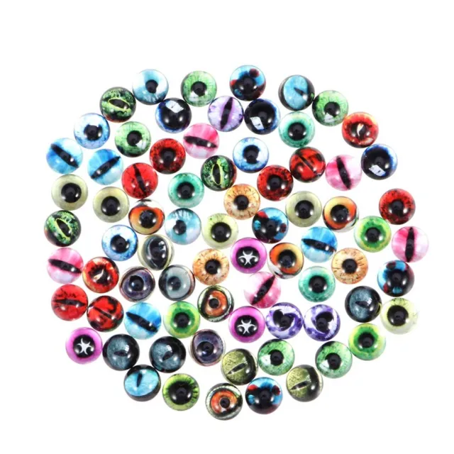 50 Pcs Glass Cabochons Gems Crafts Jewelry Finding Dome Making