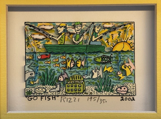 版画 JAMES RIZZI KISS-KISS-BANG-BANG 350/61 版画 JAMES RIZZI KISS-KISS-BANG-BANG 350/61 JAMES RIZZI KISS