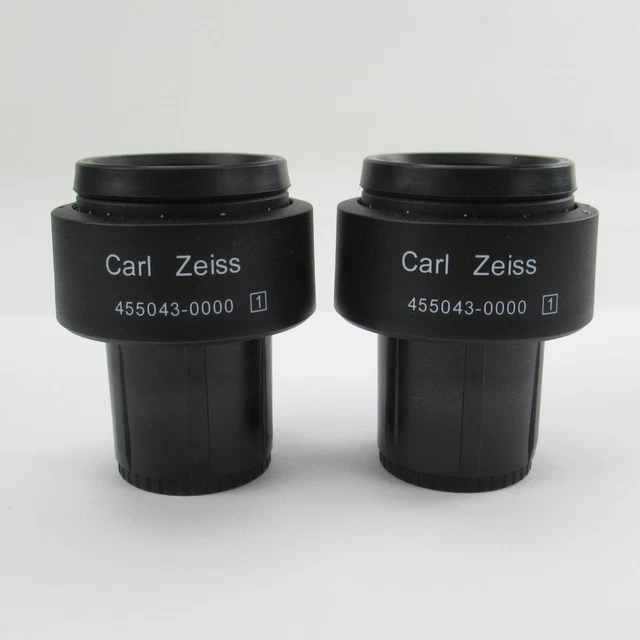 Carl Zeiss W-Pl 10X/23 Focusable Microscope Eyepiece Pair 30Mm - 455043-0000