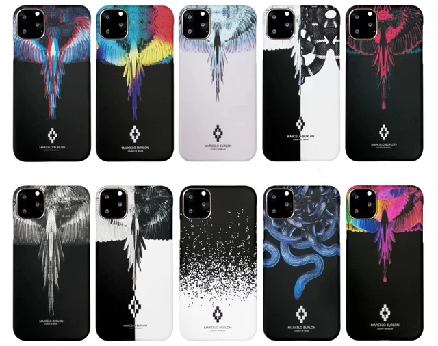 Cover Marcelo Burlon  Apple Iphone 7,8,X,Xs,Xr,Xs,Se,11,12,13,14 Pro,Max Plus