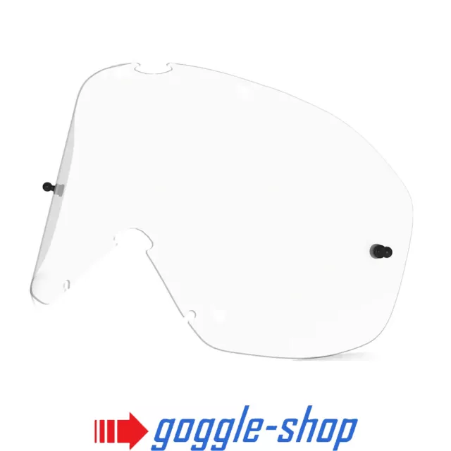 GOGGLE-SHOP REPLACEMENT CLEAR LENS to fit OAKLEY 2.0 PRO MOTOCROSS GOGGLES