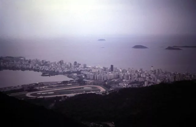 Kodachrome Slide, Hong Kong City Skyscrapers, Housing, Racecourse