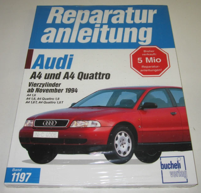 Audi TT Repair Manual (Typ 8N, 10/1998-06/2006) - 'So Wird's Gemacht' Band 168 German Book