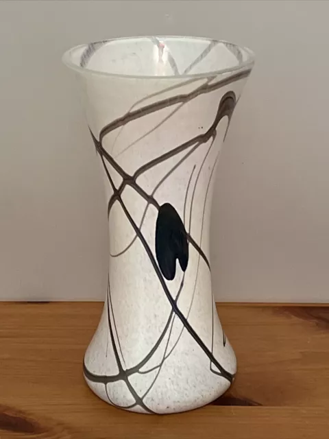 Heron Glass Vase in Iridescent finish