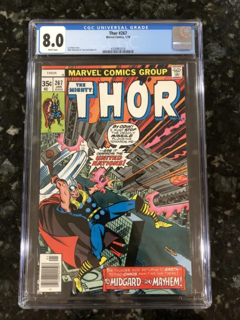 The Mighty Thor 267 CGC 8.0 1978 Walt Simonson Len Wein - BUY 1, GET $14 OFF 2