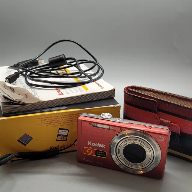 Kodak EasyShare M381 12.0MP Compact Digital Camera Red Tested