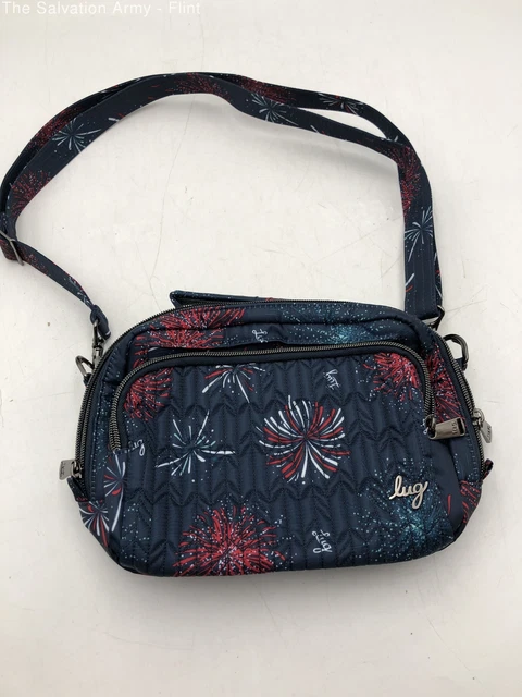 Lug Blue And Red Firework Pattern Mini Ranger Cross Body Bag