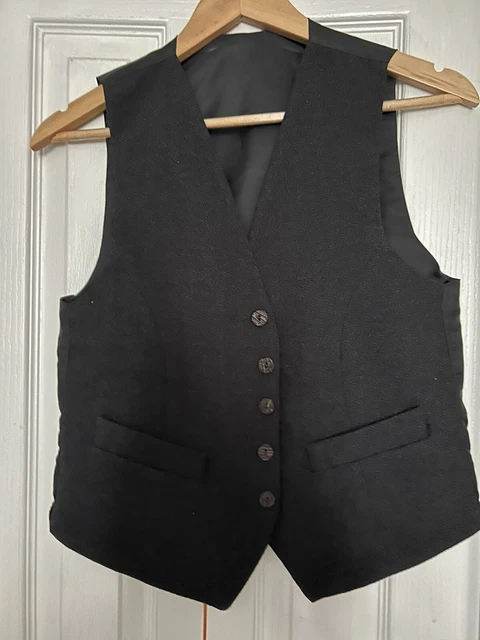 Charcoal Grey Glen Orchy Tweed Kilt 5 Button Waistcoat (Ex-Hire) Size 36