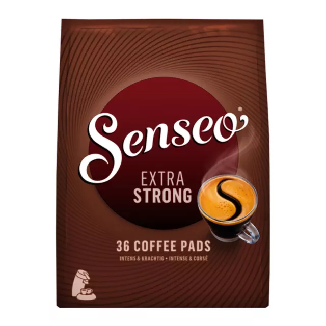 Senseo Coffee Pods | 10x36 Douwe Egberts Senseo Extra Strong Pads