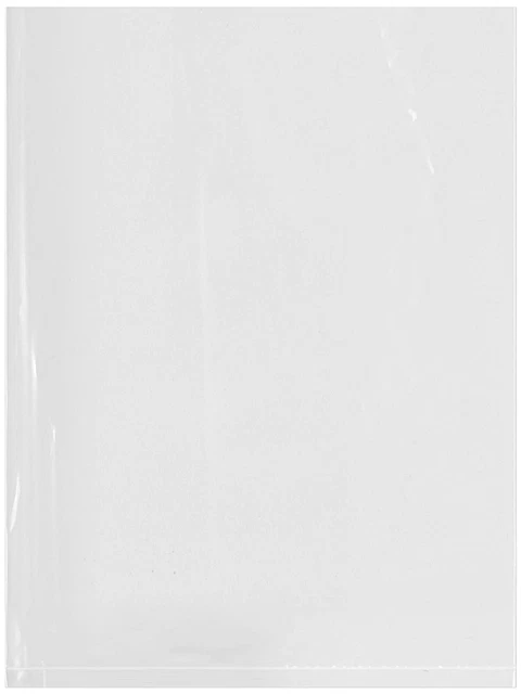 Plymor Flat Open Clear Plastic Poly Bags, 2 Mil, 6" X 8" (Case of 1000)