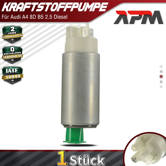 Pompa Carburante Diesel Per Audi A4 B5 (8D2, 8D5) 2.5 TDI 1997-2001, Ricambio 8D0906087AN, 4 Pin - 3