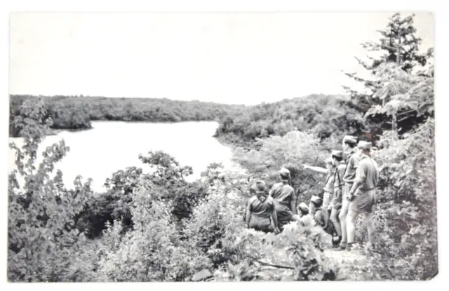 Vintage 1966 Yawgoog Boy Scout Camps Narragansett Council Post Card Rhode Island