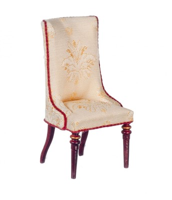 Berger Poupées Maison Berger Français Coude Sculpteur Chaise JBM Noyer Manger Meubles 