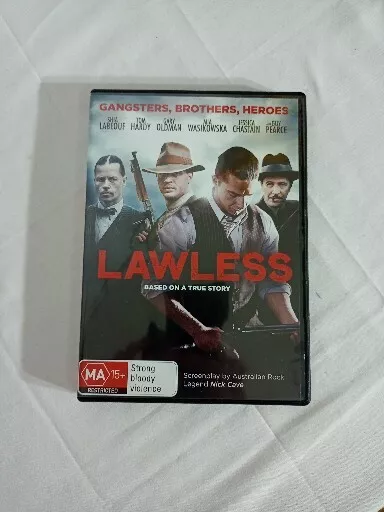 Lawless (DVD, 2012) Shia LaBeouf Tom Hardy Jason Clarke Region 4